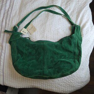 NWT free people suede Roma bag